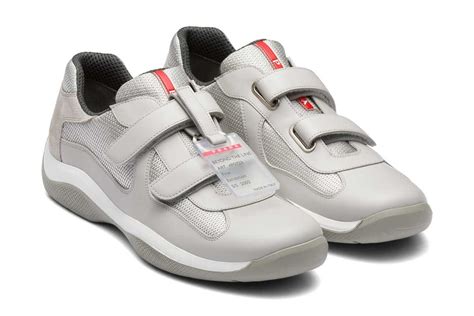 Prada's America's Cup Sneaker Original Colorways, Velcro